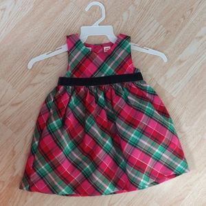 Plaid Dress - 12M